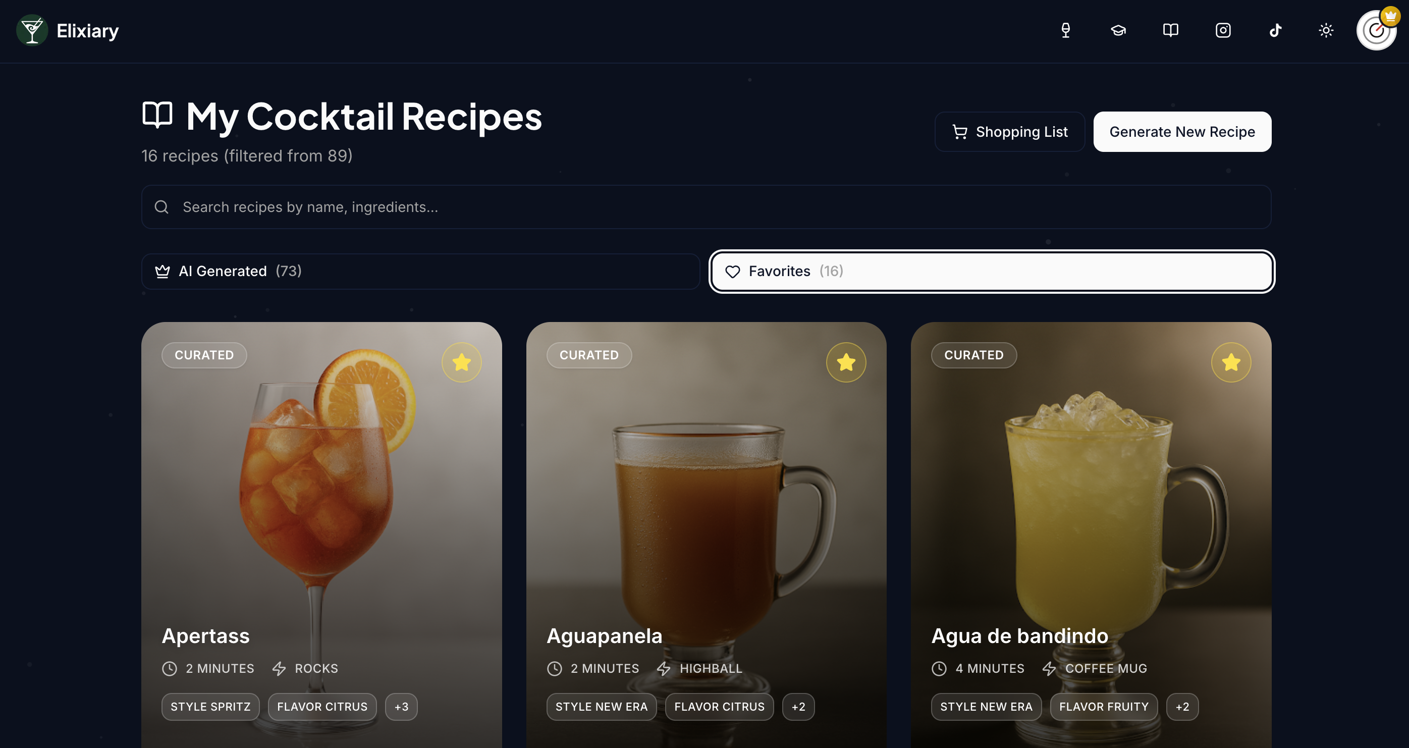 My Cocktail Collection