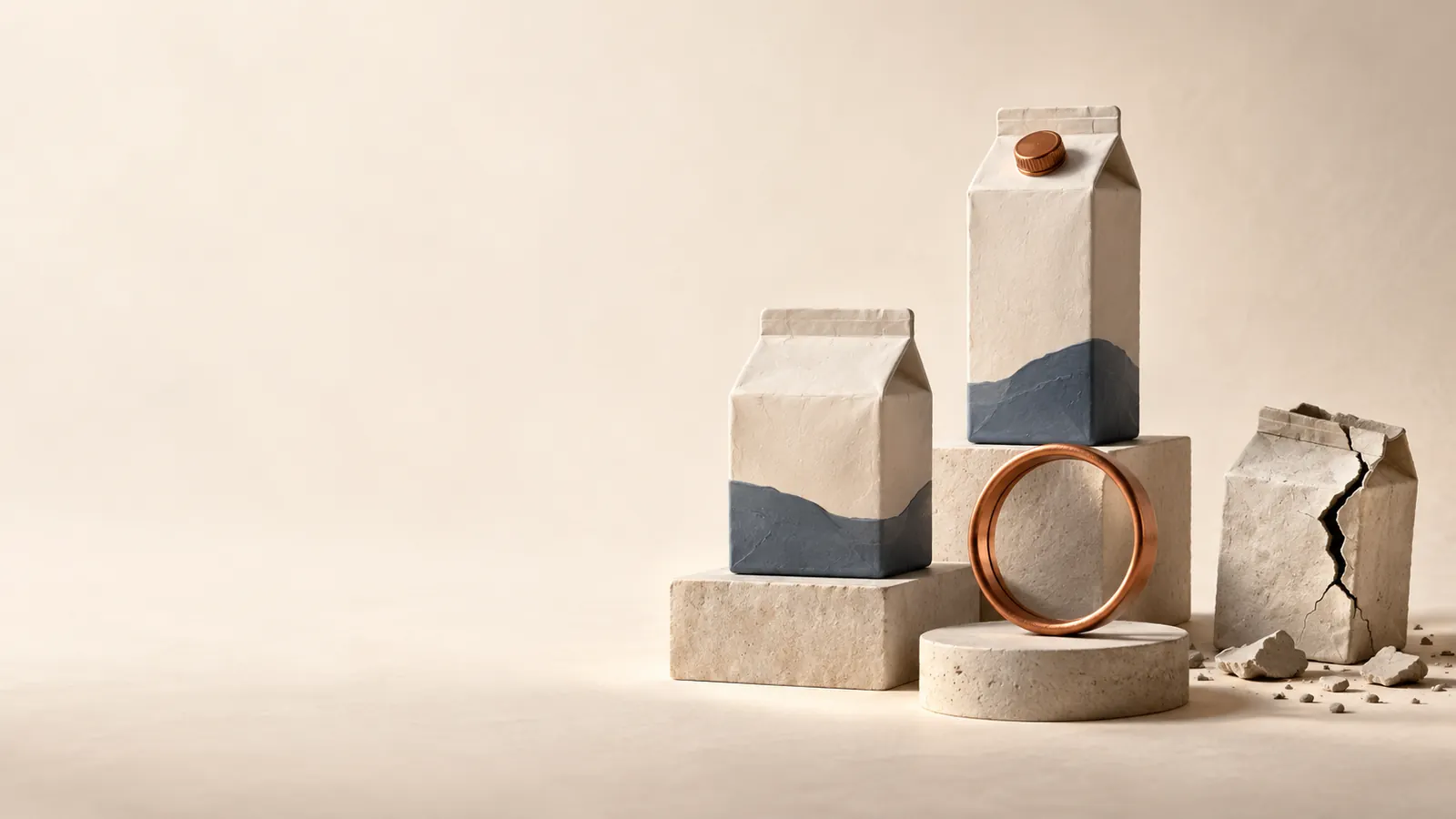 Supplier samples compared before an award.
