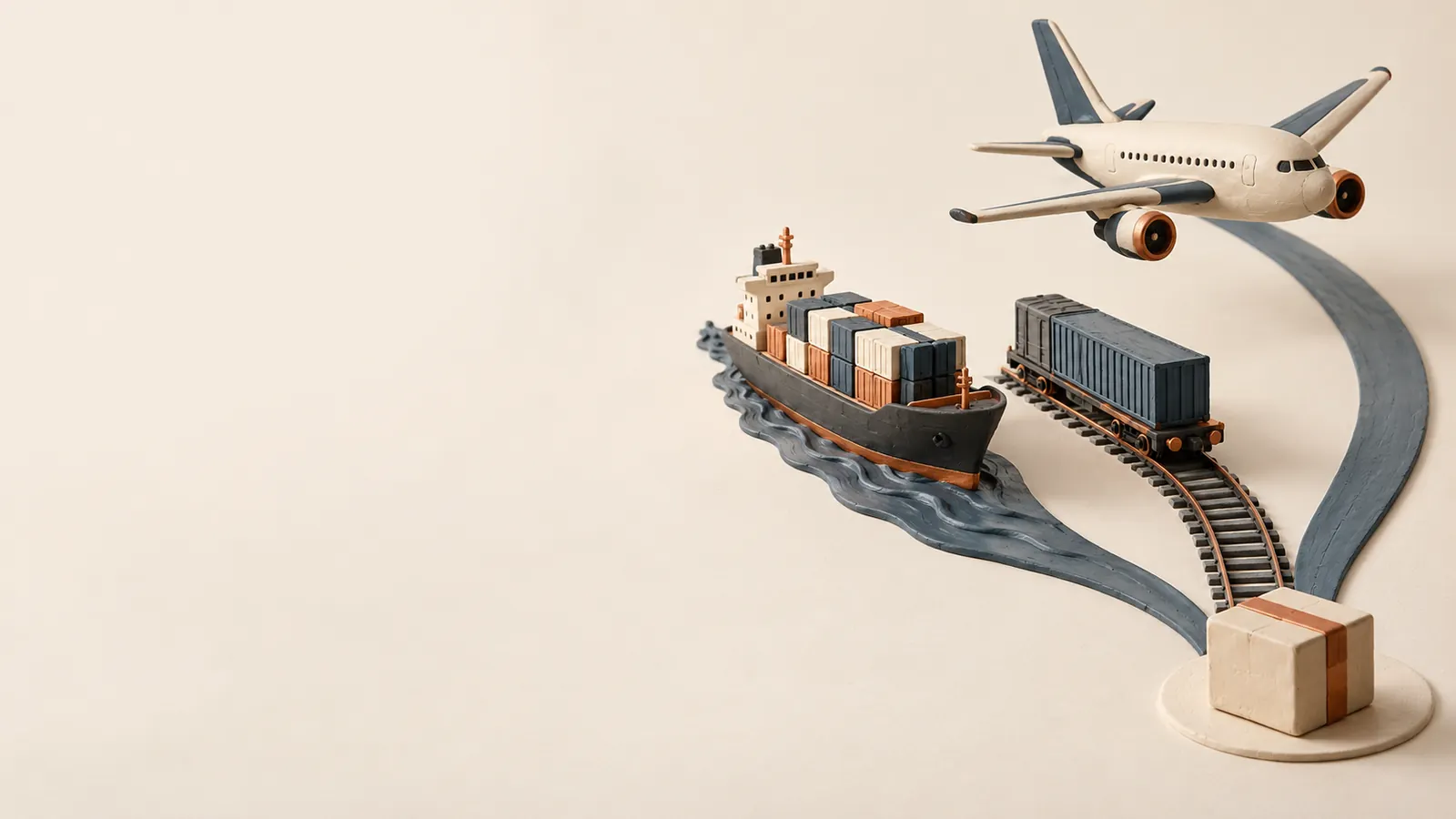 Different transport choices for the same shipment.